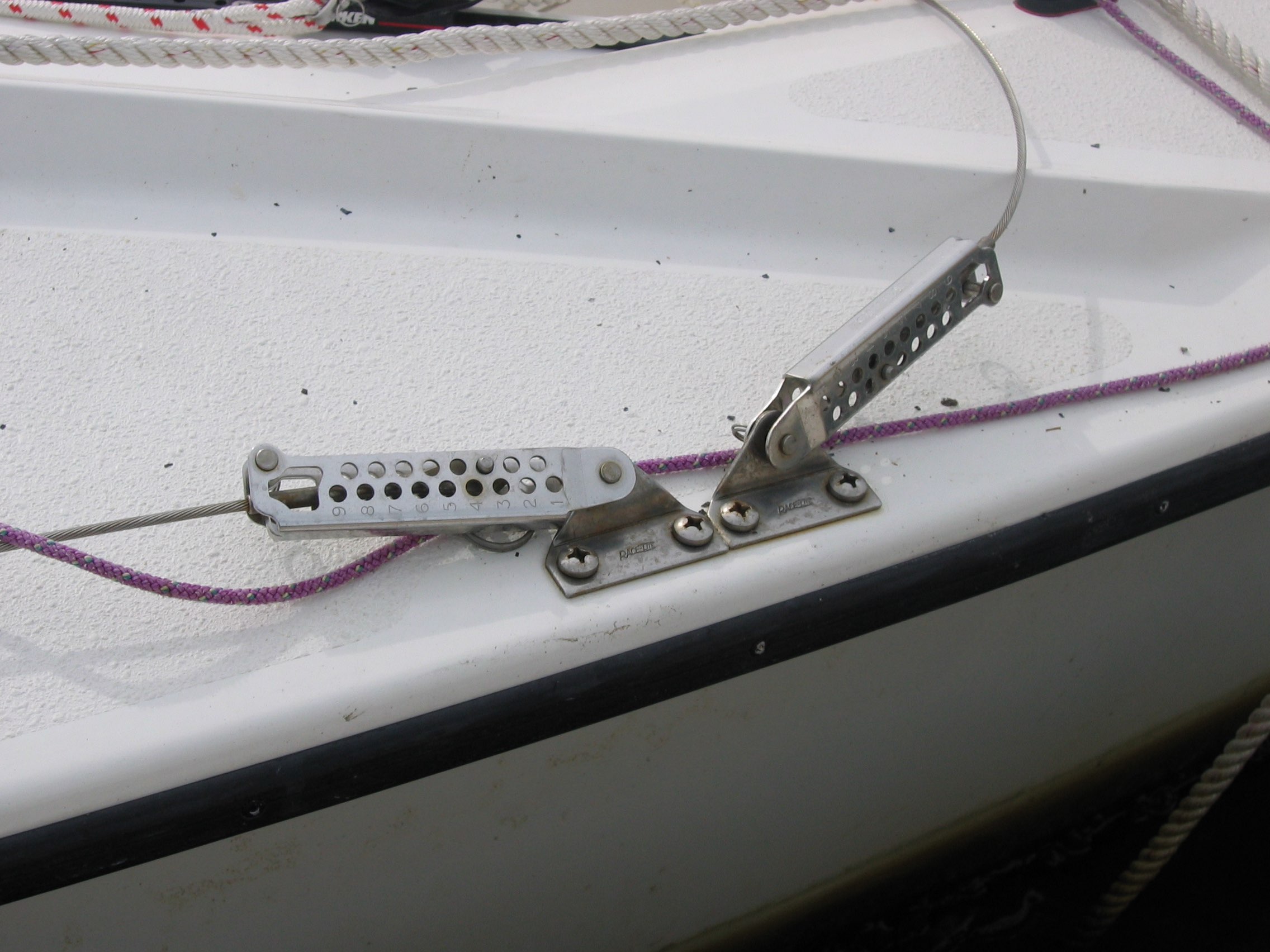 Precision 185 shroud stay chainplate adjustment